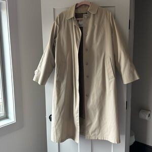 Vintage London Fog Maincoats Trench Coat with Zip-Out Liner Size 10